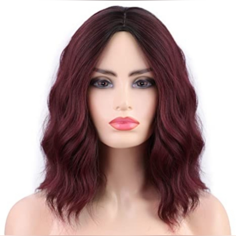 Bobbed Wigs, Crimped, Set of Two